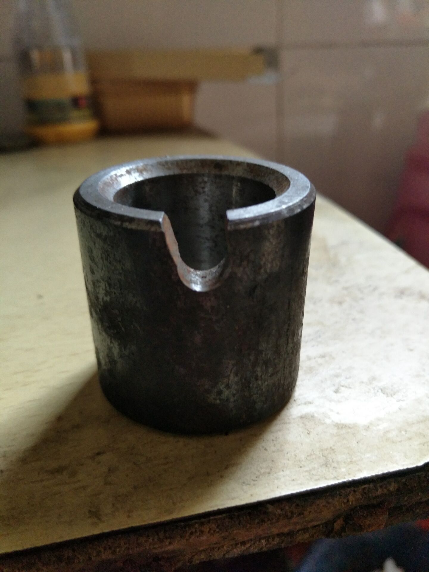 采用CKX6146C-Ｙ（排刀帶Y軸車銑復(fù)合機）免費幫南海陳祥明老板制作車屑件樣品的樣品