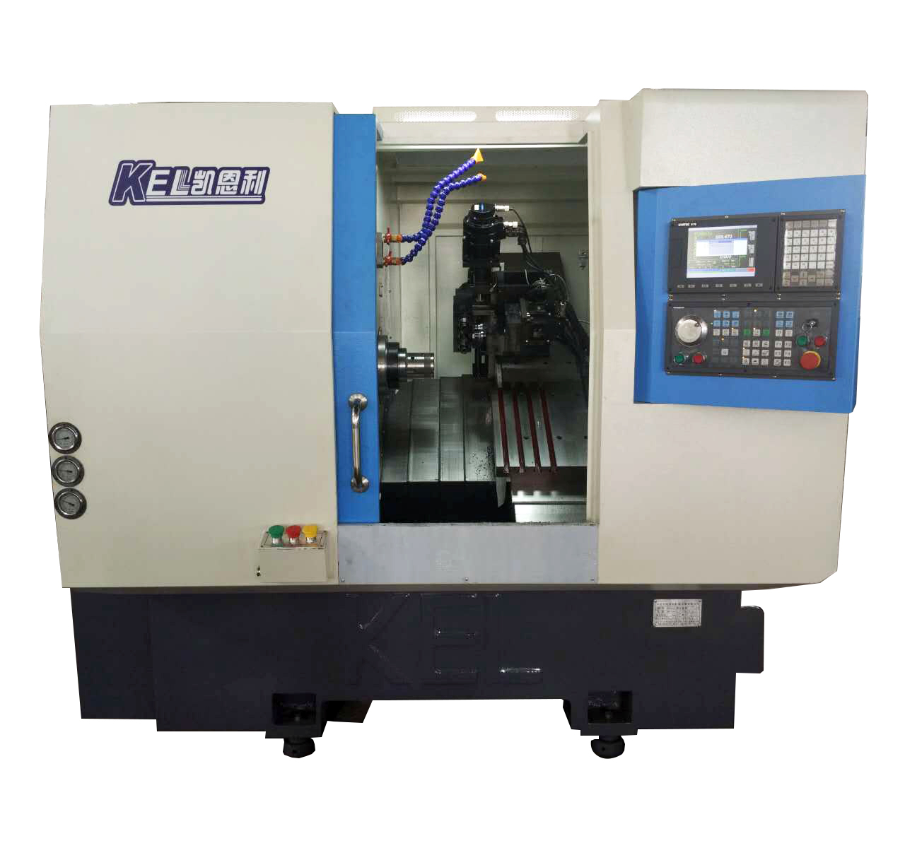 46 刀塔 帶動力頭 帶Y軸 車銑復(fù)合機( 45度斜床身 線軌機)CK6146D-Y 46 刀塔 帶動力頭 帶Y軸 車銑復(fù)合機( 45度斜床身 線軌機)CK6146D-Y