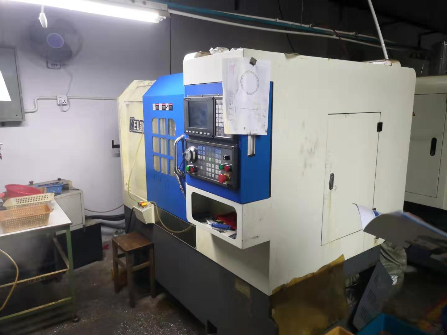 現(xiàn)在機(jī)器擺在一樓，總的有六~七臺機(jī)，六臺機(jī)是中山凱恩利機(jī)械的。其中36機(jī)5臺，46機(jī)1臺