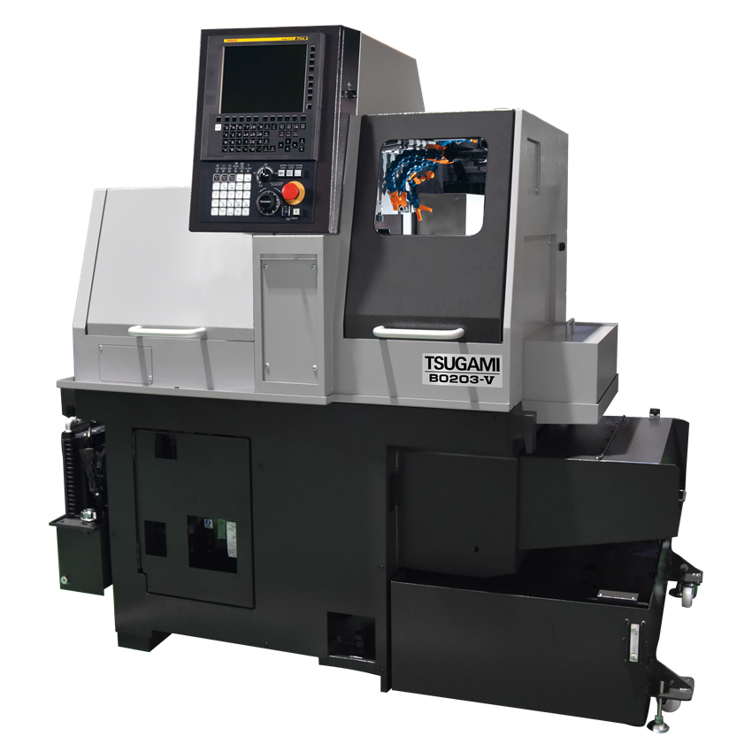 走心CNC精密自動車床B0123-V B0203-V 機床結構主圖